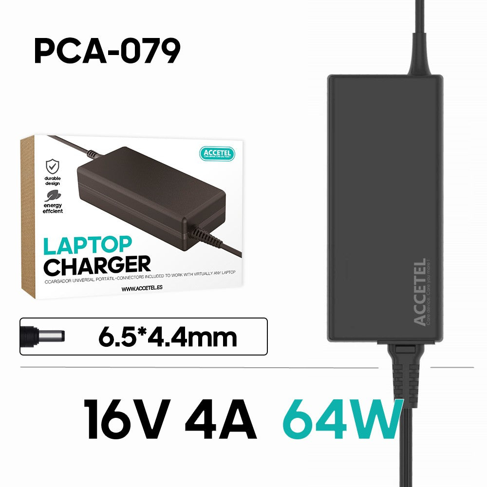 PCA-079 Carregador Portátil Sony 16V 4A 6.5*4.4mm 65W - Default Title