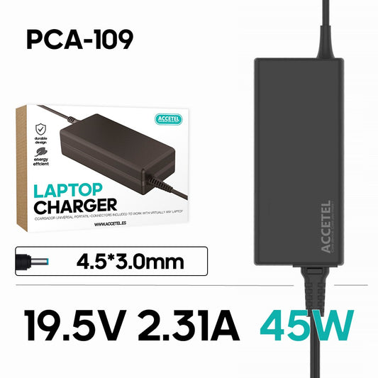 Carregador Portátil HP 19.5V 2.31A 4.5*3.0mm 45W