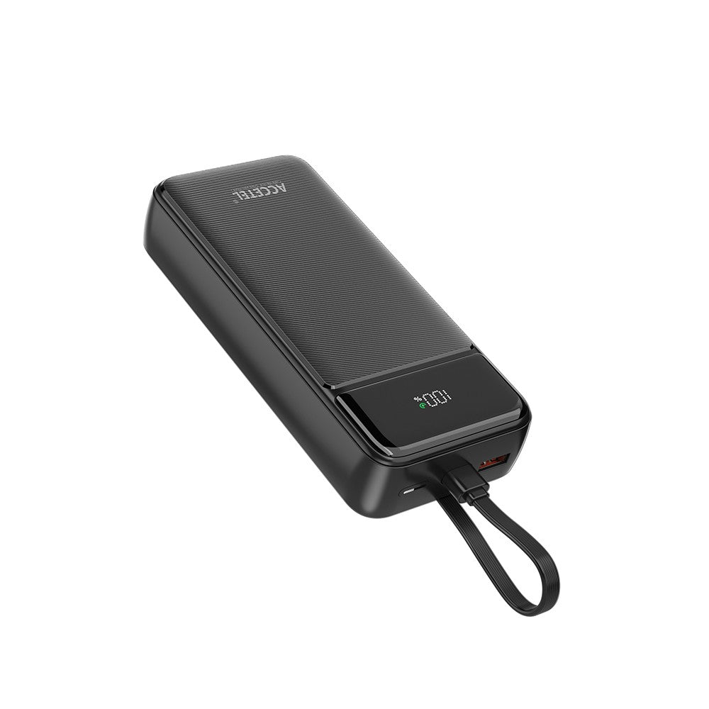 Bateria Externa de Carregamento Rápido 20000mAh 22.5W PD+QC3.0 - Preto