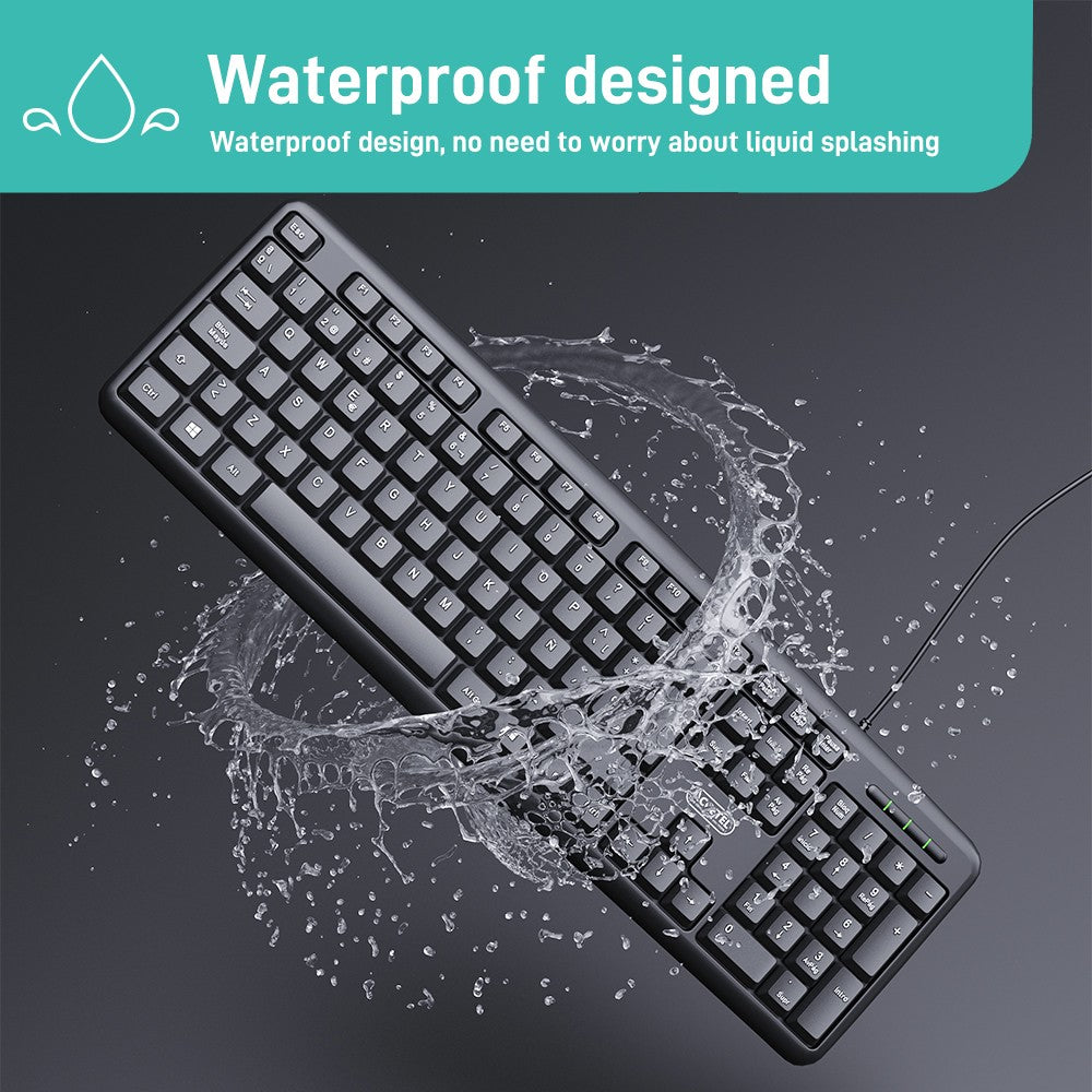 Teclado de Escritório Conector USB - Preto (Espanhol)