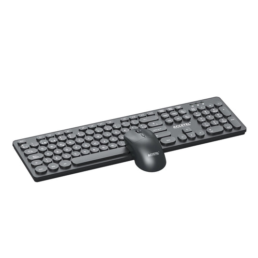 Combo de Teclado e Mouse Sem Fio - Preto (Espanhol)