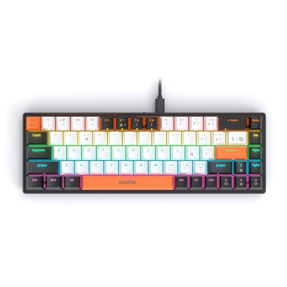 Teclado Mecânico - Branco (Espanhol)