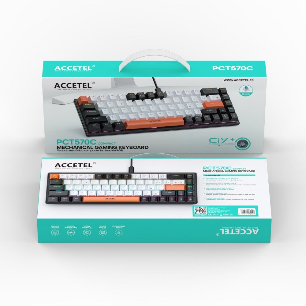 Teclado Mecânico - Branco (Português)