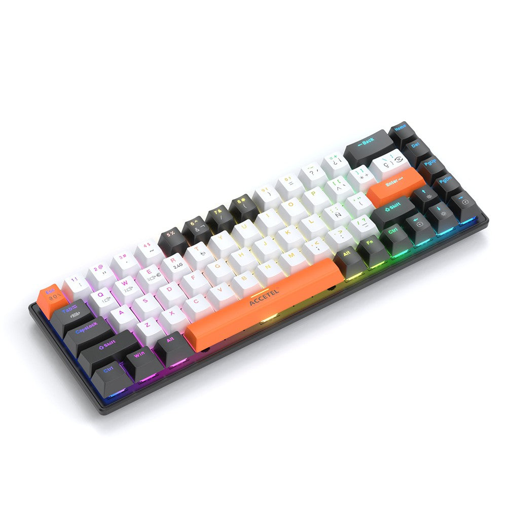 Teclado Mecânico Sem Fio - Branco (Espanhol)