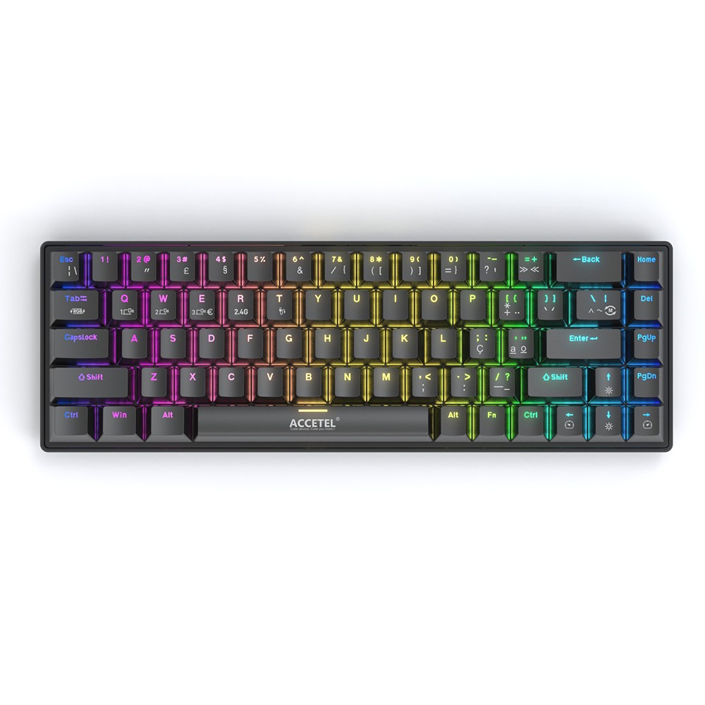 Teclado Mecânico Sem Fio - Preto (Português)