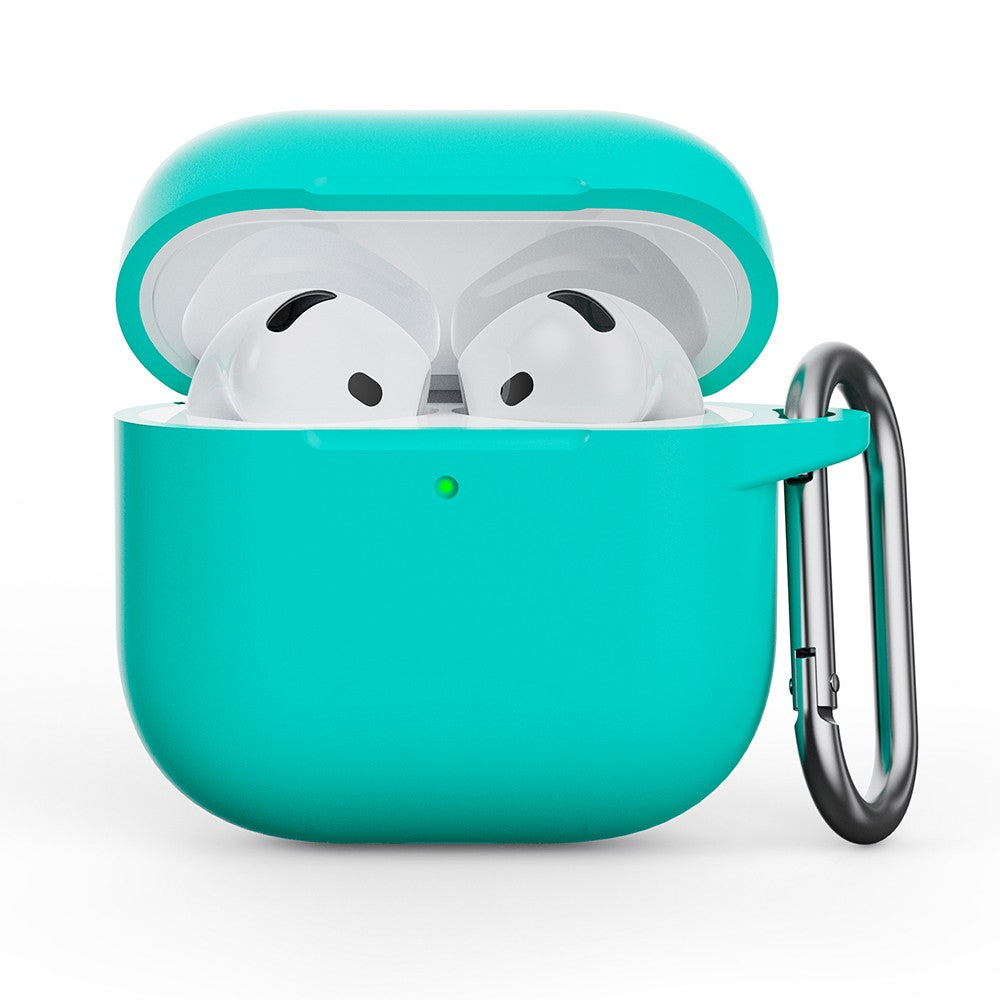 Capa Protetora de Silicone para AirPods 4 (2024) - Hortelã