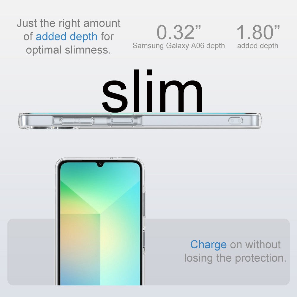 Silicone Transparente 2.0 TPU - Samsung Galaxy A06