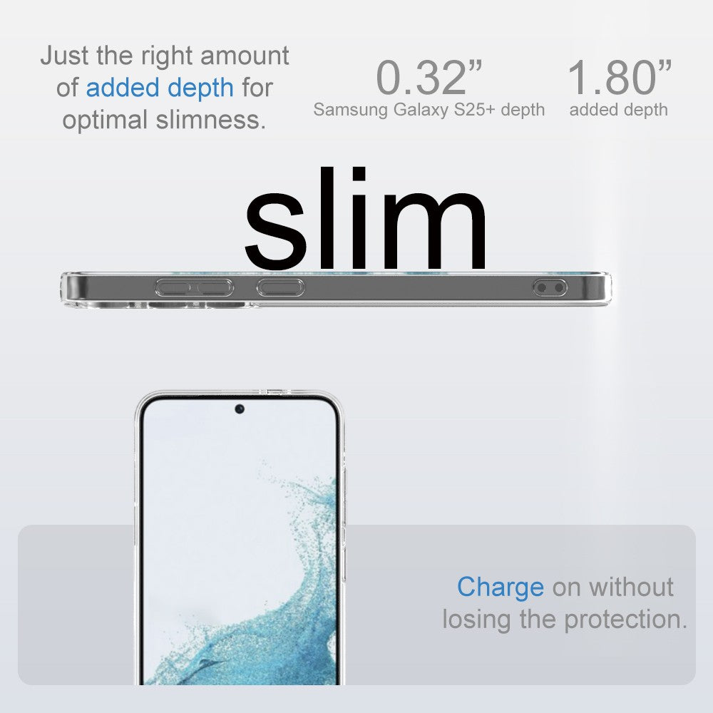 Silicone Transparente 2.0 TPU - Samsung Galaxy S25+