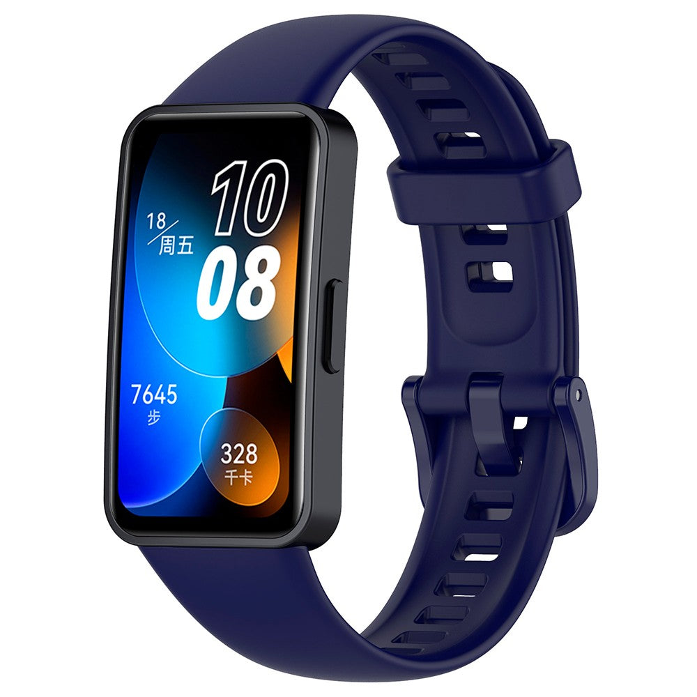 Correia de Silicone Huawei Band 8 / Band 9 / Band 10 - Azul Marinho