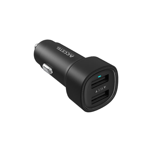 Carregador de Carro Duplo USB 3.1A Preto - Default Title