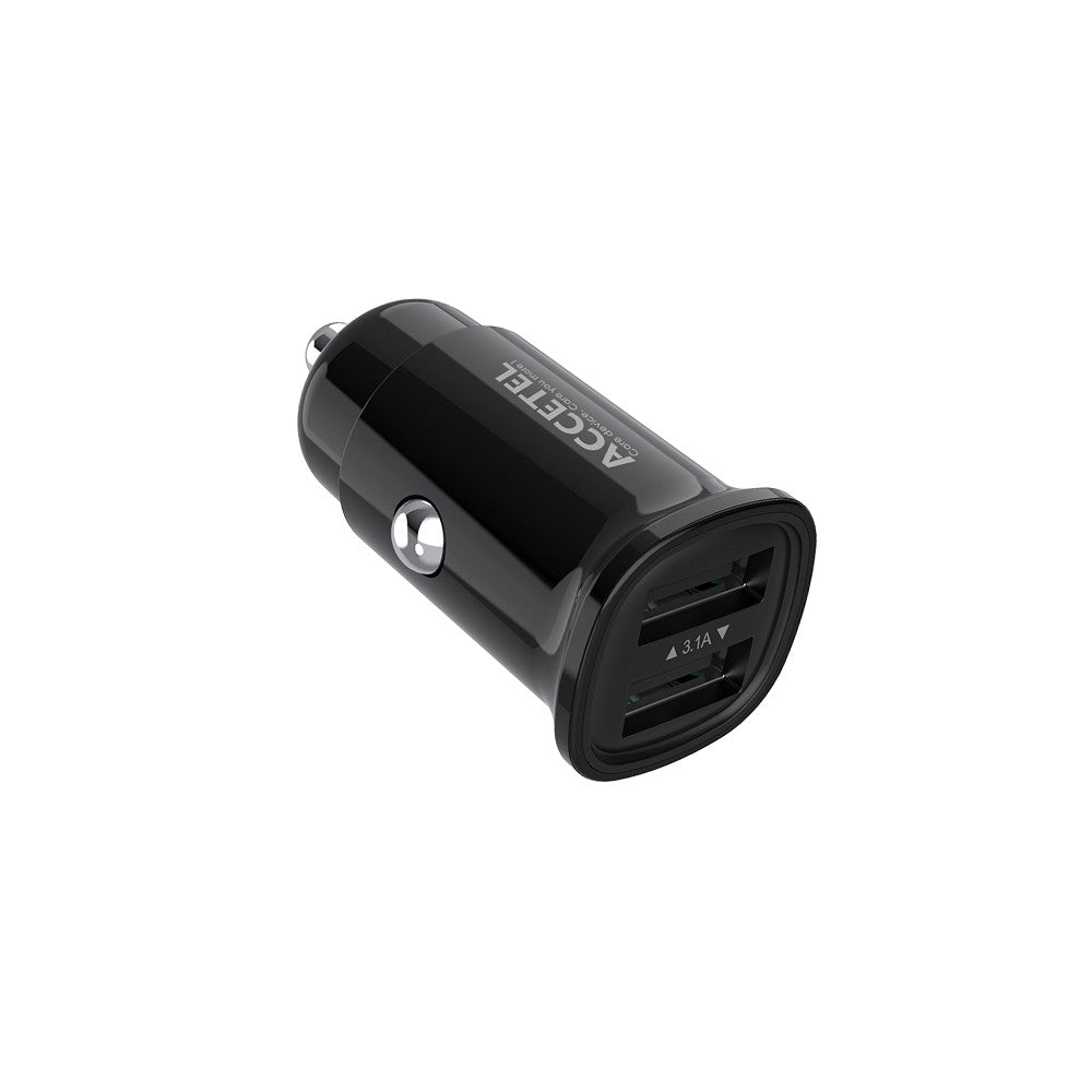 Carregador de Carro Duplo USB 3.1A Preto - Default Title