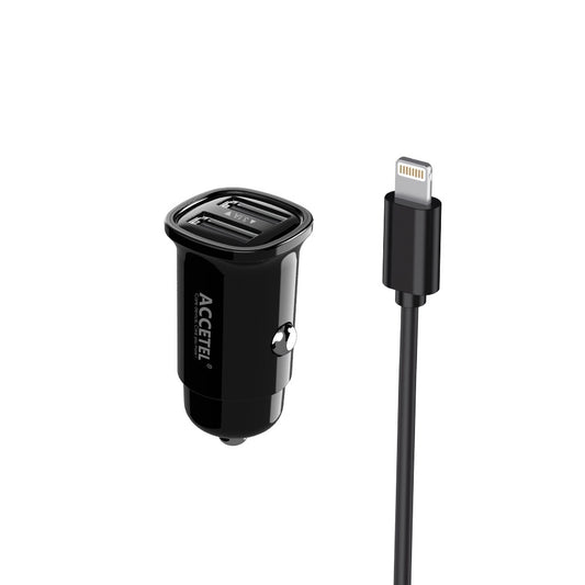 Carregador de Carro Duplo USB 3.1A - Cabo Lightning - Default Title