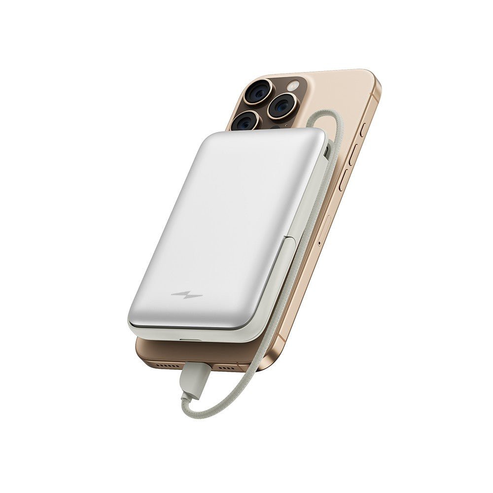 Lekus FreeVolt Carregamento Sem Fio MagSafe & Apple Watch 10000mAh 22.5W PD+QC3.0 com Display e Cabo USB-C Incorporado