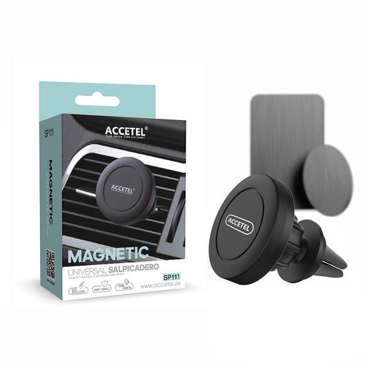 Suporte de Telefone para Carro Saída de Ar com Suporte Magnético - Preto