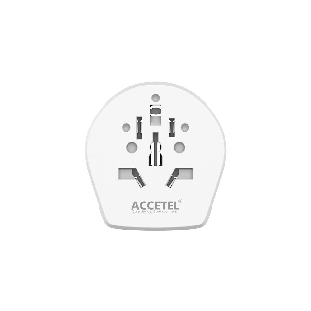 Adaptador de Plugue Múltiplo Mundial UK/AU/US para Plugue Europeu 10A