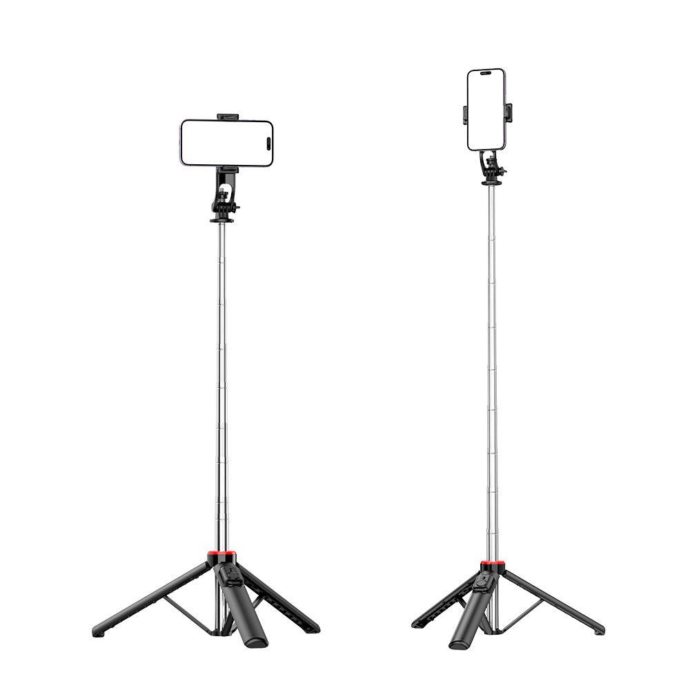 Selfie Stick Sem Fio com Tripé - Comprimento 1.32m