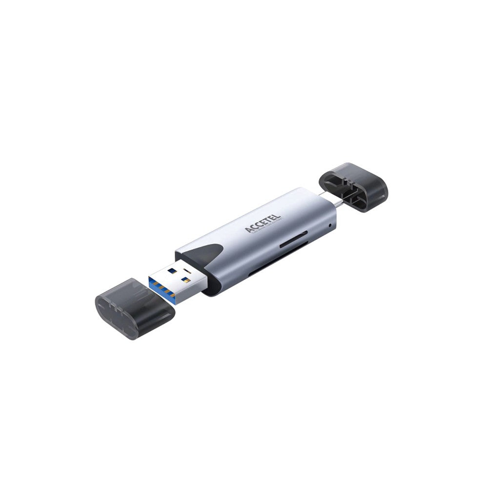 Leitor de Cartões SD/MicroSD com Conectores USB-A e Tipo C