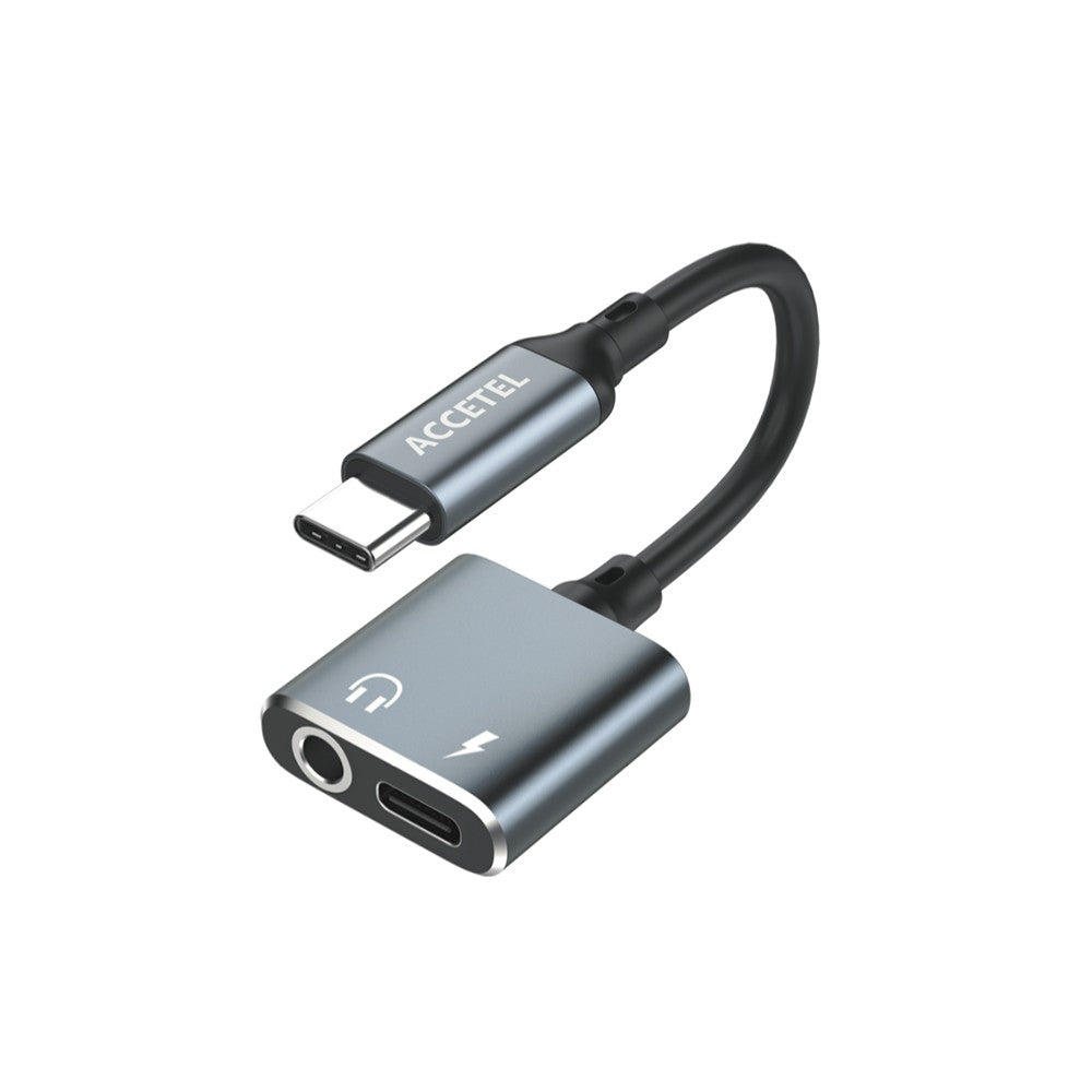Adaptador USB-C para Jack 3.5mm Áudio e USB-C Carregamento - Default Title