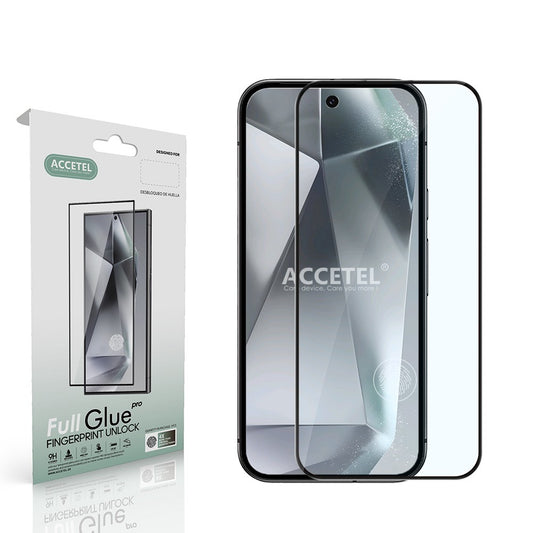 Película de Vidro 2D Full Glue Google Pixel 9 Pro XL / 10 Pro XL (Desbloqueio por Impressão Digital)