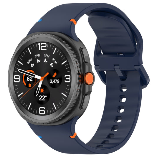 Correia de Silicone Samsung Galaxy Watch 8 / 8 Classic - Azul Marinho