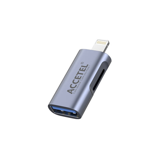 Adaptador OTG Lightning para USB 3.0 com Leitor MicroSD - Default Title