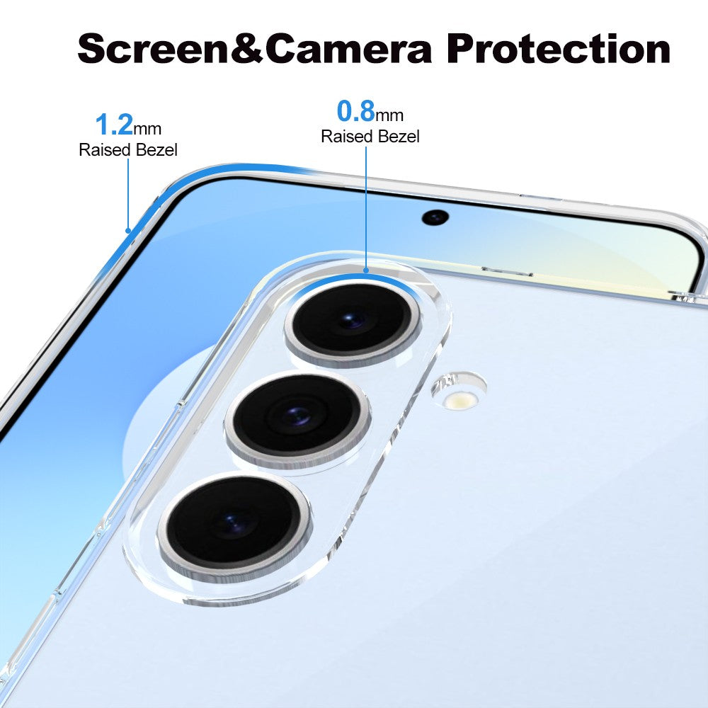Silicone Transparente 2.0 TPU - Samsung Galaxy S25 FE (Proteção de Lente)