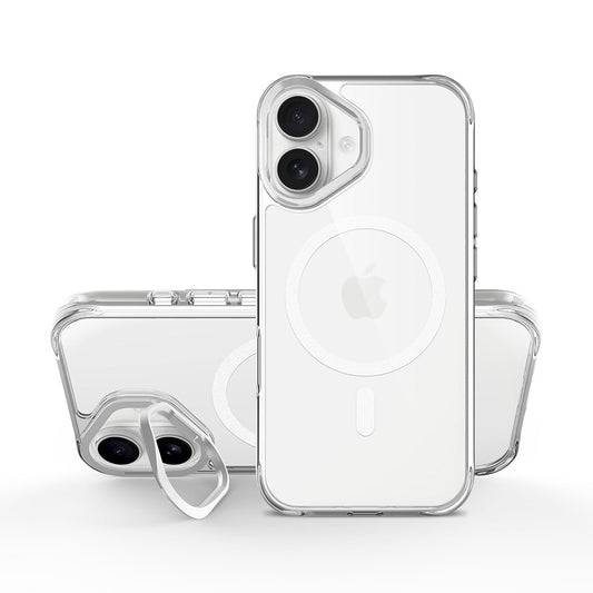 Capa Frame antichoque com aro de alumínio e MagSafe para iPhone 17 - Prata