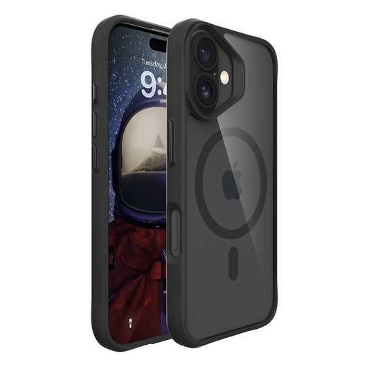 Capa Hybrid MagSafe para iPhone 16 Plus - Preto