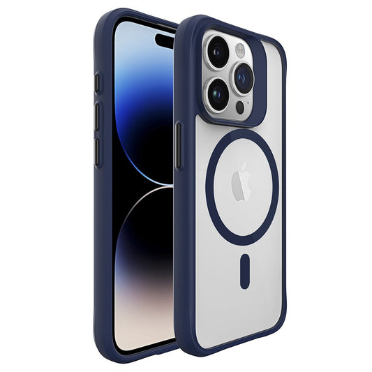 Capa Hybrid MagSafe para iPhone 15 Pro Max - Azul Marinho