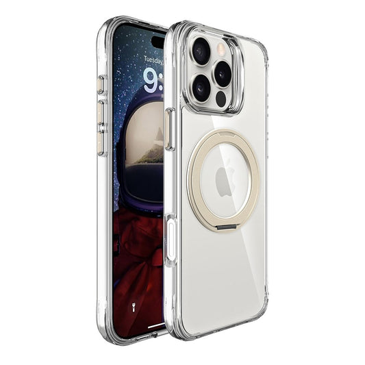 Capa Orbit MagSafe com Aro Rotativo para iPhone 16 Pro - Titânio