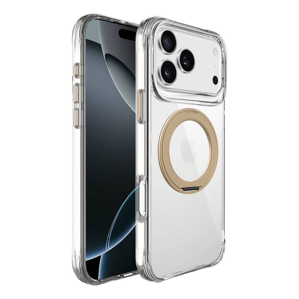 Capa Orbit MagSafe com Aro Rotativo para iPhone 17 Pro - Dourado