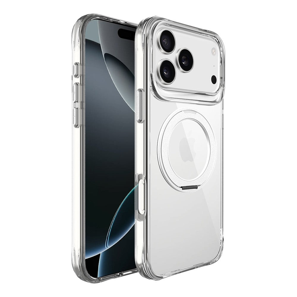 Capa Orbit MagSafe com Aro Rotativo para iPhone 17 Pro Max - Prata