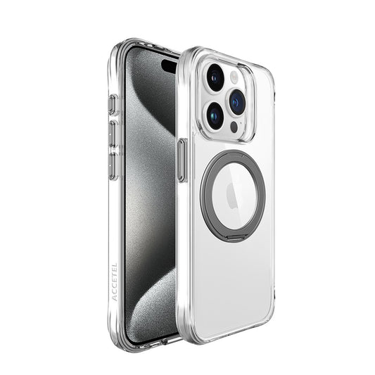 Capa Orbit MagSafe com Aro Rotativo para iPhone 14 Pro - Cinza