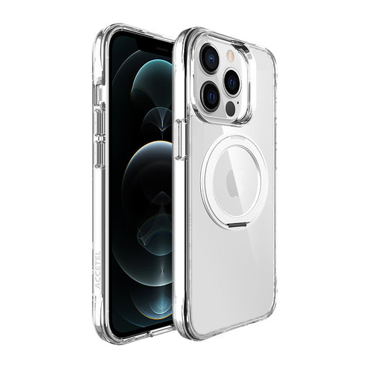 Capa Orbit MagSafe com Aro Rotativo para iPhone 13 Pro Max - Prata