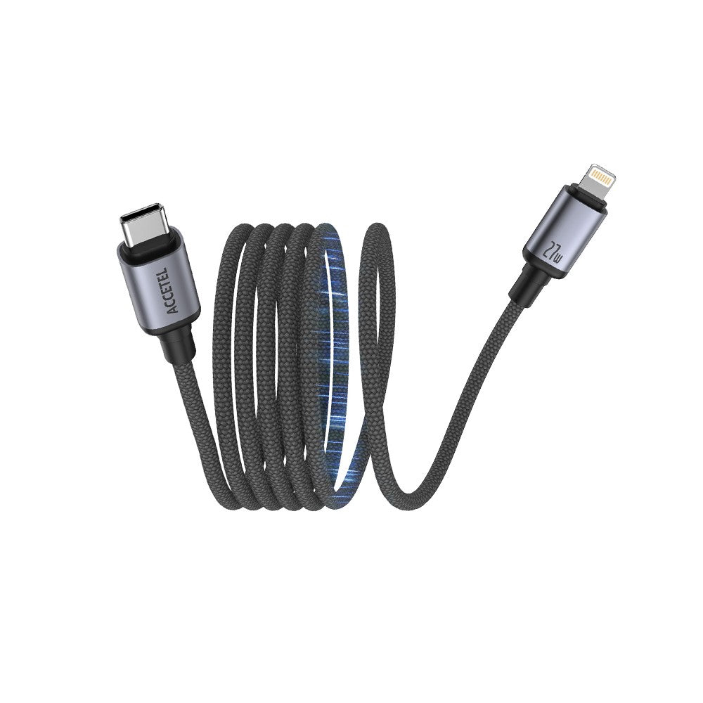 Cabo Magnético Enrolável USB-C para Lightning 30W ? 1 Metro