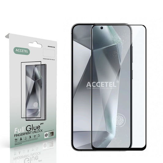 Película de Vidro 2D Full Glue Xiaomi Poco F7 Pro / Poco F7 Ultra (Desbloqueio por Impressão Digital)