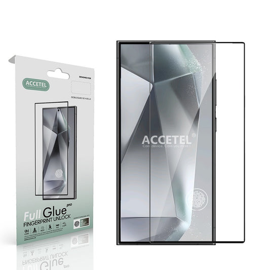 Película de Vidro 2D Full Glue Samsung Galaxy Ultra (Desbloqueio por Impressão Digital)