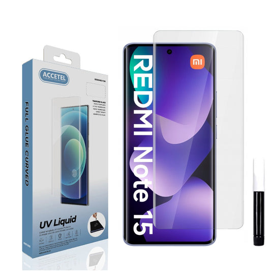 Película de Vidro UV Líquido Xiaomi Redmi Note 15 4G / 5G / Poco M8 5G