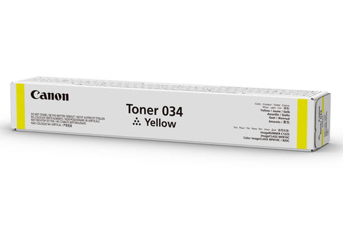 Toner original Canon 034 Amarelo