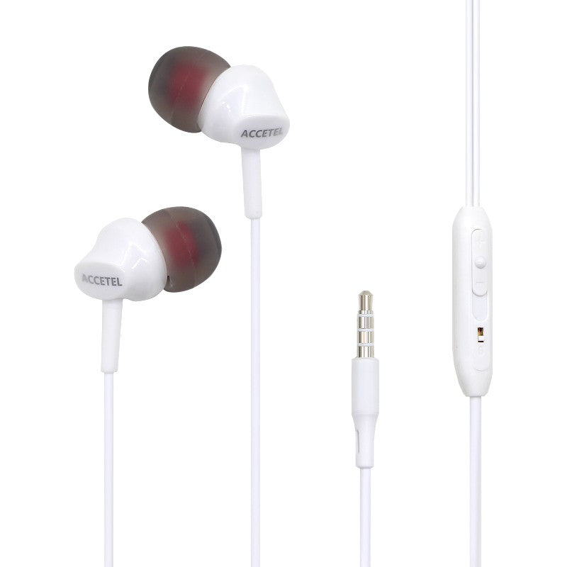 Auscultadores Estéreo 3.5mm com Microfone - Branco - Default Title