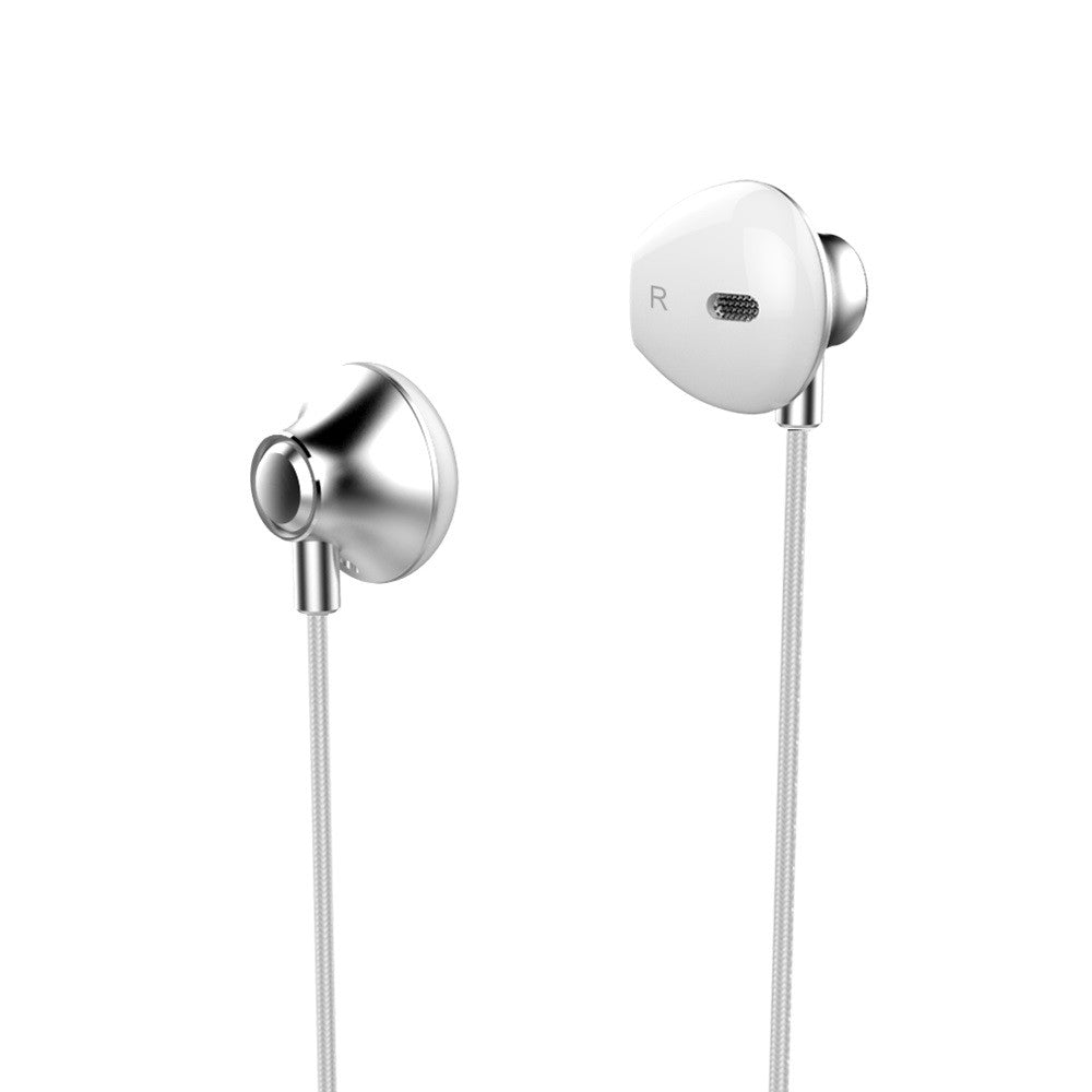 Auscultadores Estéreo 3.5mm com Microfone - Prata - Default Title