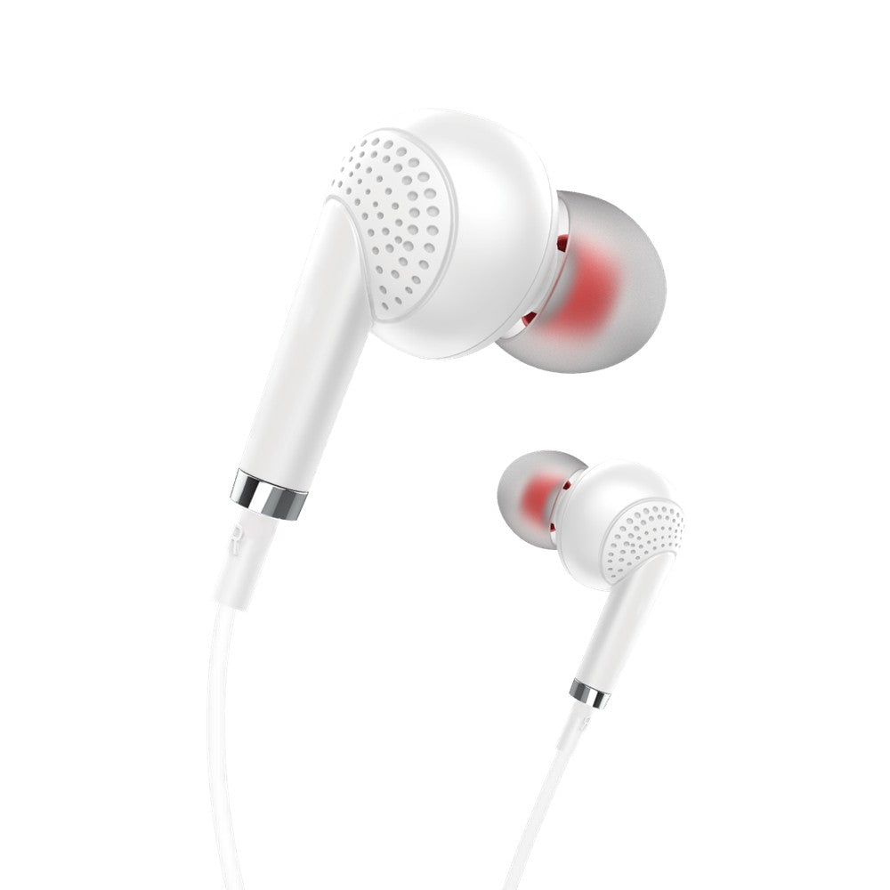 Auscultadores Estéreo 3.5mm com Microfone - Branco - Default Title