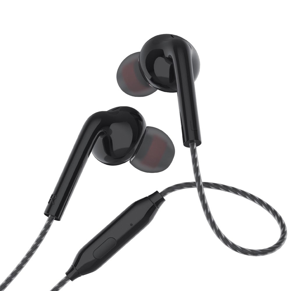 Auscultadores Estéreo 3.5mm com Microfone - Preto - Default Title