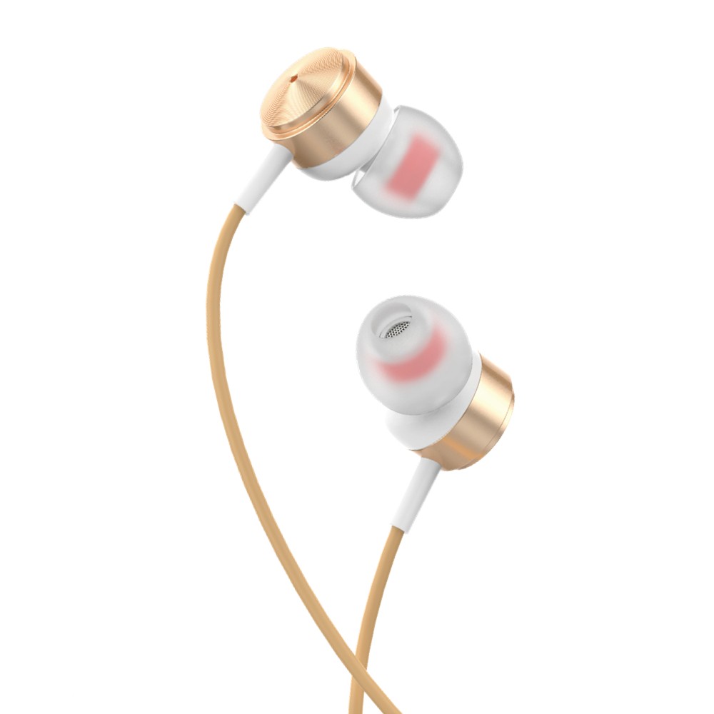 Auscultadores Estéreo 3.5mm com Microfone - Ouro - Default Title