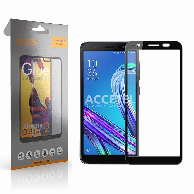 Película de Vidro 2D Full Glue - Zenfone Live (L1) ZA550KL Preto - Default Title