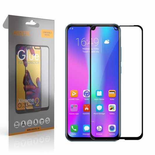 Película de Vidro 2D Full Glue Huawei Honor 10 Lite Preto
