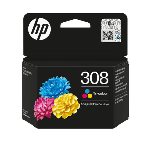 Cartucho de tinta original HP 308 Color 3 Colores