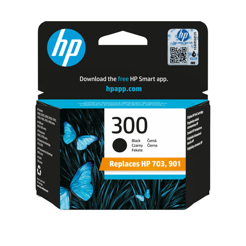 Cartucho de tinta original HP 300/901 Preto