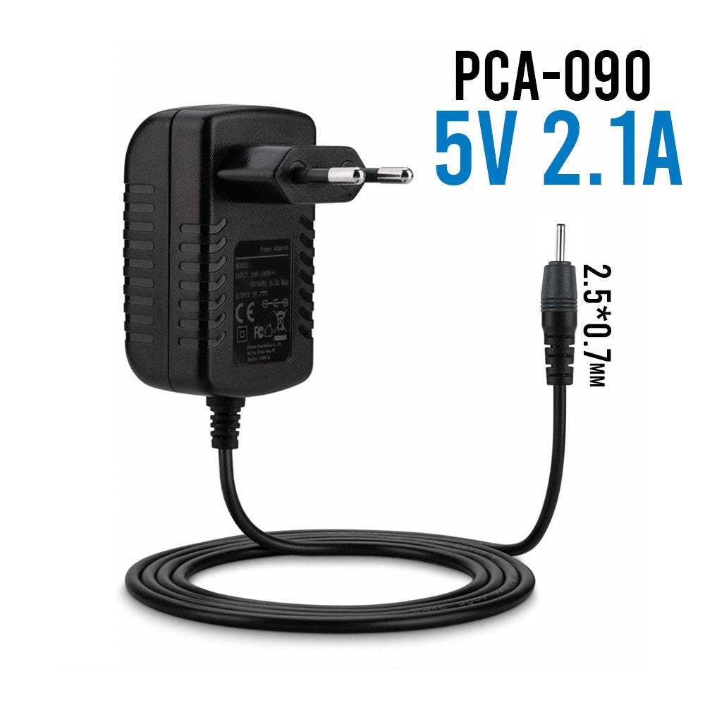 PCA-090 Carregador Genérico 5V 2A 2.5*0.7mm 10W - Default Title