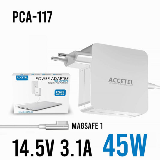 Carregador Macbook 45W 14.5V 3.1A Magsafe 1/L